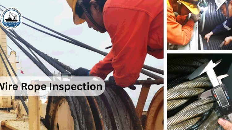 Wire rope inspection marine